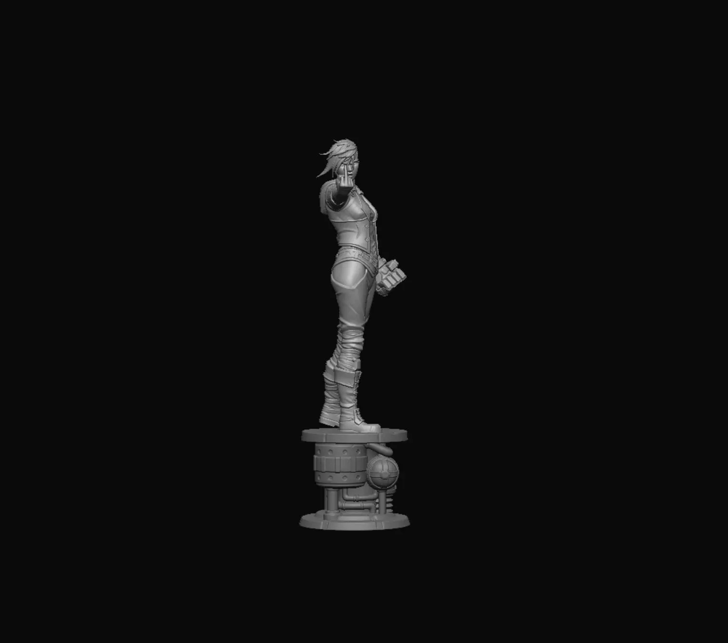 Vi – Handcrafted 3D Printed Figurine | Sci-Fantasy Collectible for Gamers & Collectors