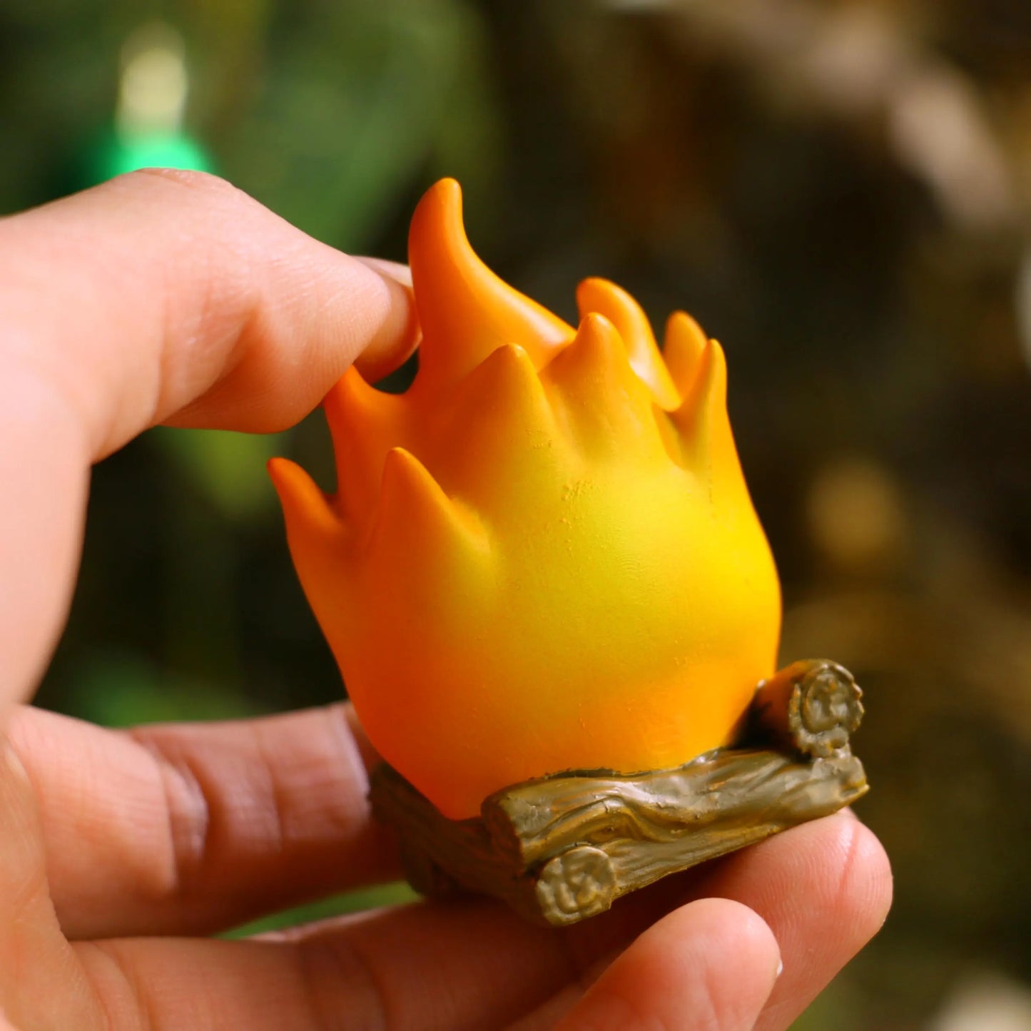 Handcrafted Fire Demon Figurine – 3D Printed Sculpture for Car Dashboard or Home Decor