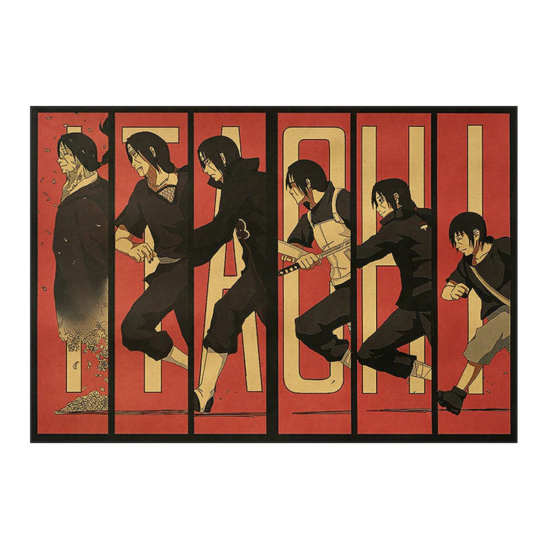 Naruto Retro Anime Kraft Paper Poster For Your Home Decor & Nostalgic Collector Lovers Gift