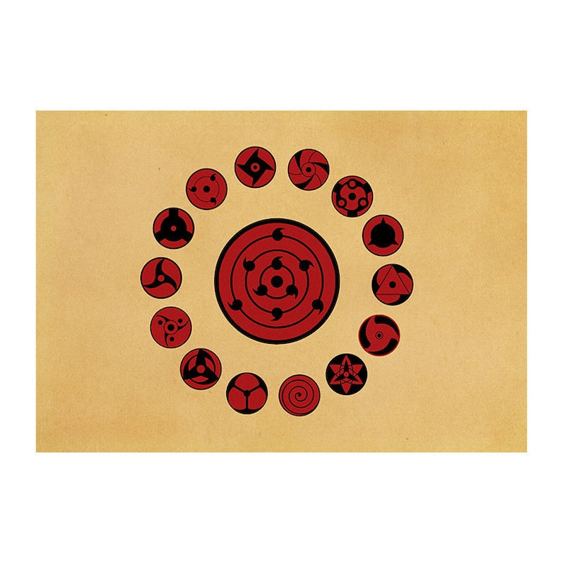 Naruto Retro Anime Kraft Paper Poster For Your Home Decor & Nostalgic Collector Lovers Gift