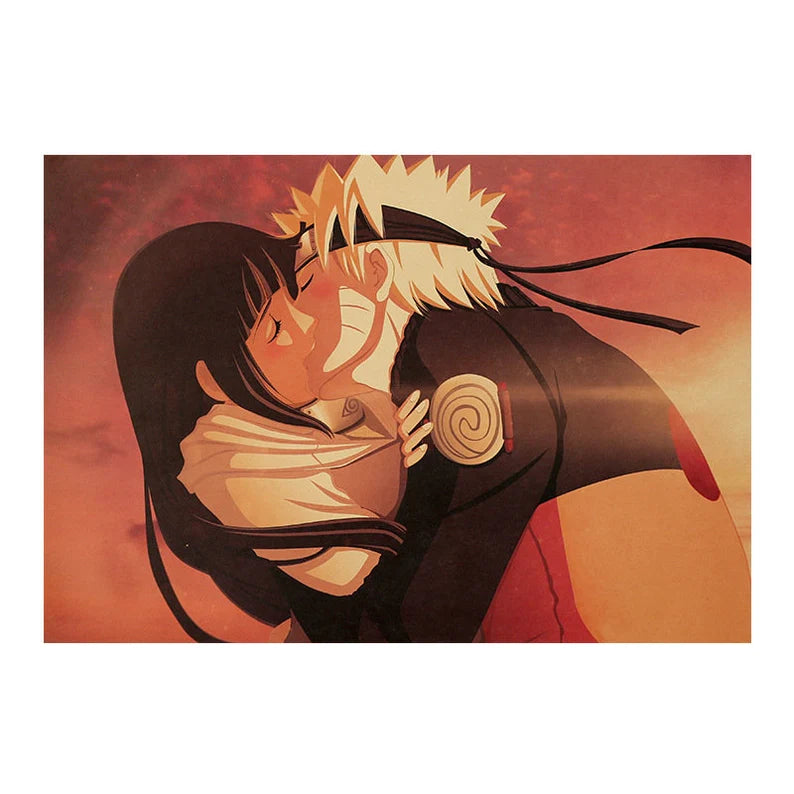 Naruto Retro Anime Kraft Paper Poster For Your Home Decor & Nostalgic Collector Lovers Gift