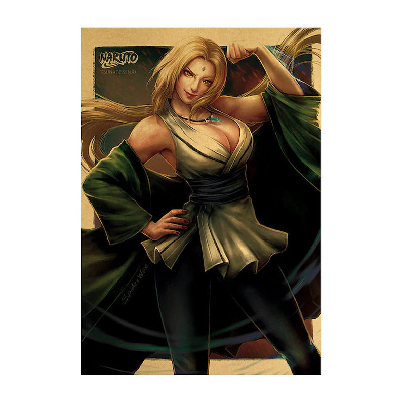 Naruto Retro Anime Kraft Paper Poster For Your Home Decor & Nostalgic Collector Lovers Gift