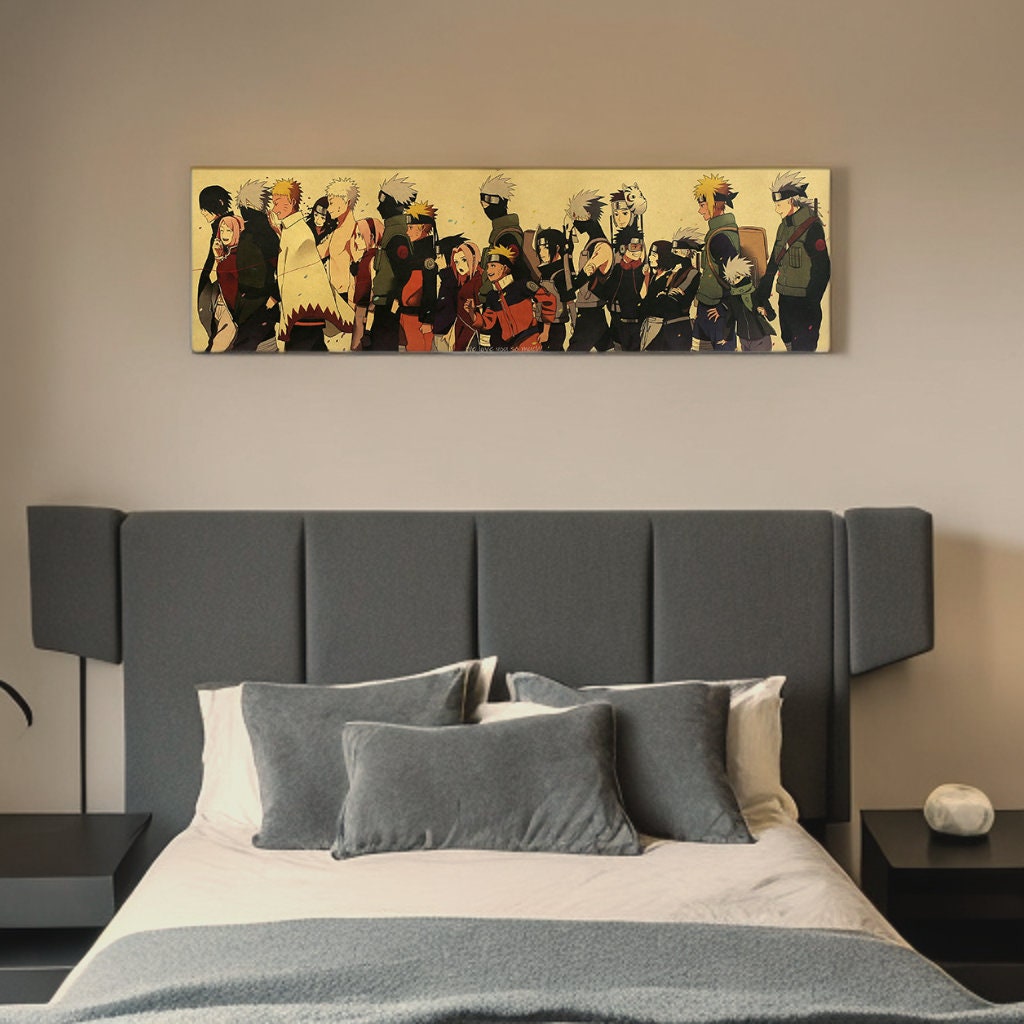 Naruto Retro Anime Kraft Paper Poster For Your Home Decor & Nostalgic Collector Lovers Gift