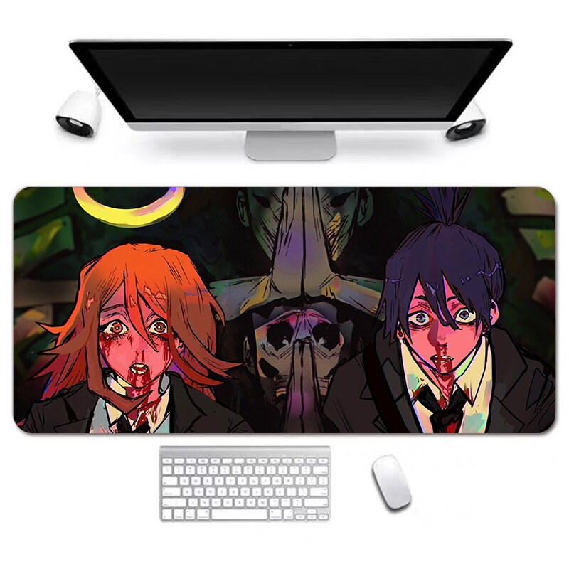 Anime Desk Mat, Long Desk Mats, Aesthetic Gaming Mousepad, Christmas Birthday Gift Idea, Anime Game Mats, Gaming Mousepad