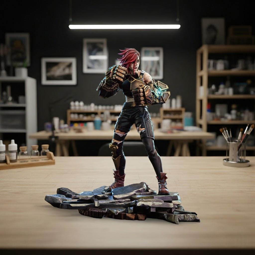 Jayce – Handcrafted 3D Printed Figurine | Arcane-Inspired Collectible for Gamers & Fans