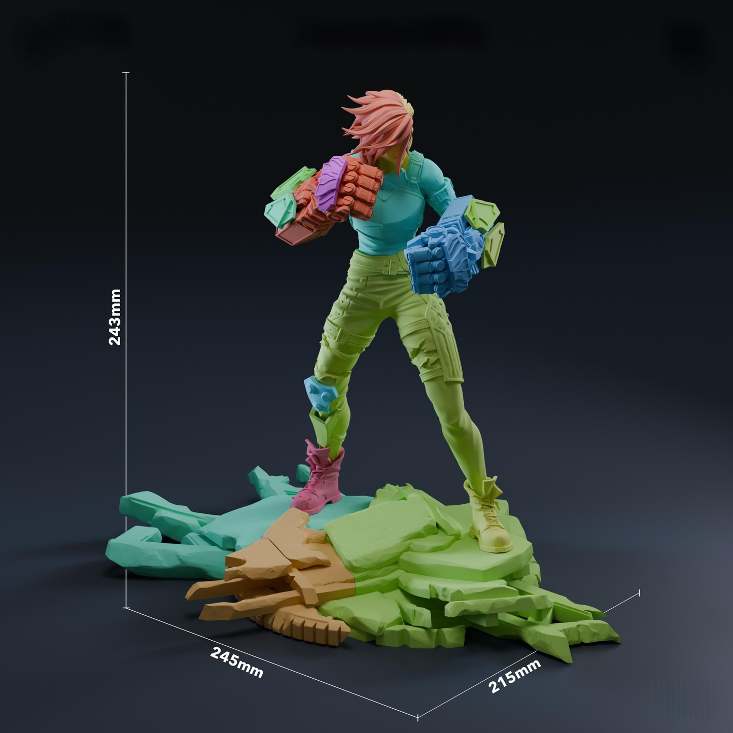 Jayce – Handcrafted 3D Printed Figurine | Arcane-Inspired Collectible for Gamers & Fans