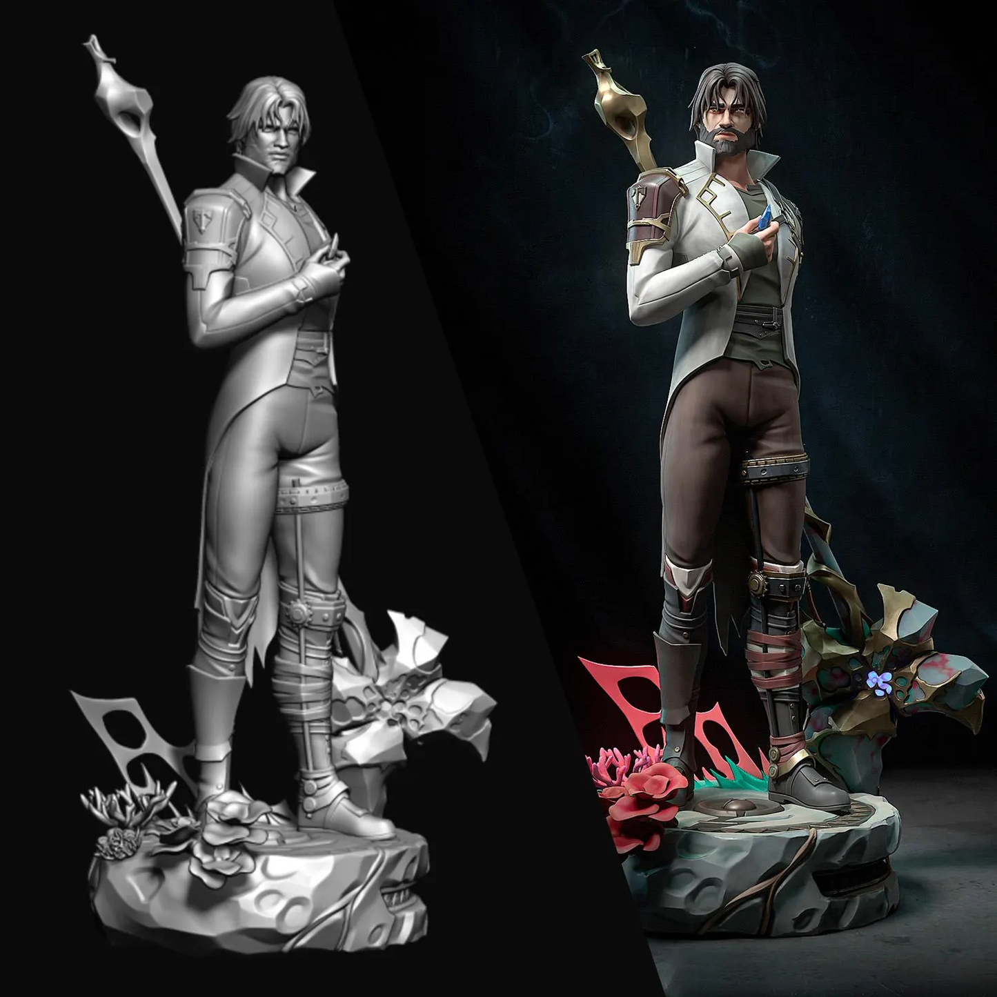 Jayce – Handcrafted 3D Printed Figurine | Arcane-Inspired Collectible for Gamers & Fans