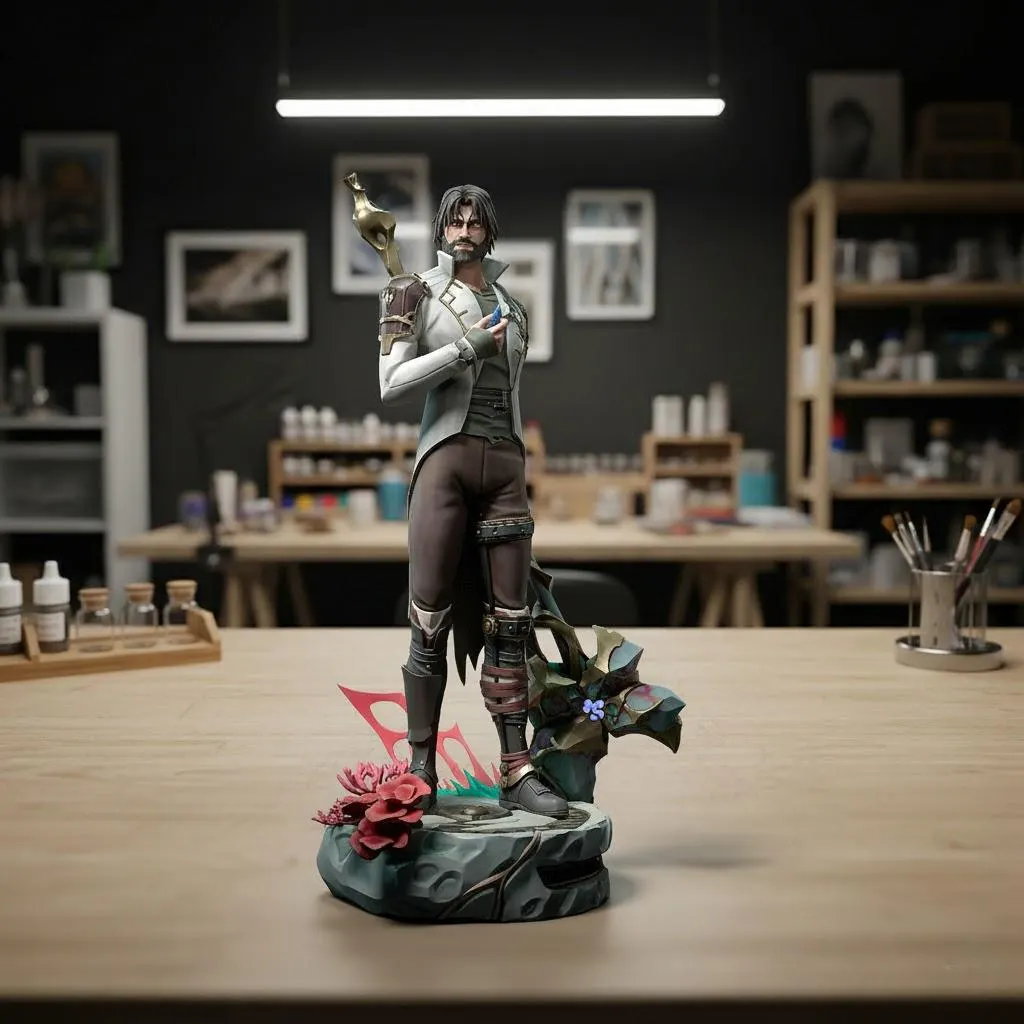 Jayce – Handcrafted 3D Printed Figurine | Arcane-Inspired Collectible for Gamers & Fans