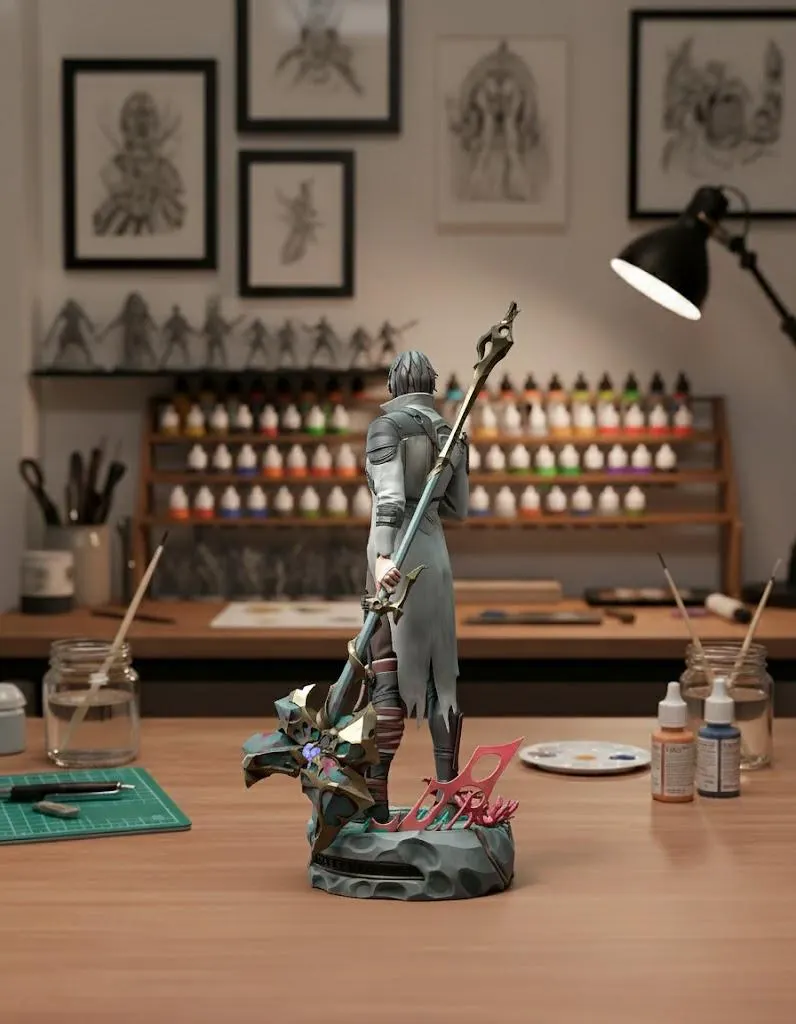 Jayce – Handcrafted 3D Printed Figurine | Arcane-Inspired Collectible for Gamers & Fans