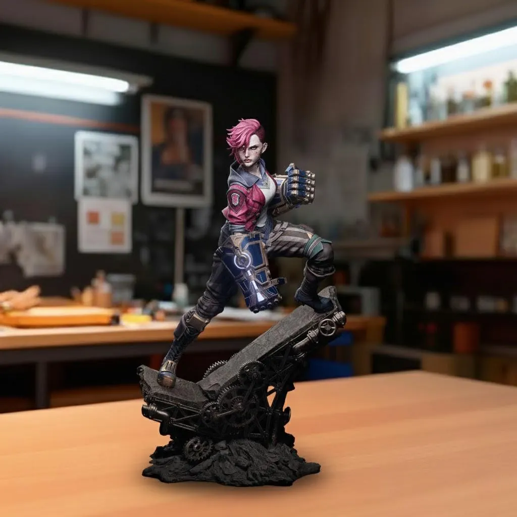 Vi – Handcrafted 3D Printed Figurine | Sci-Fantasy Collectible for Gamers & Collectors
