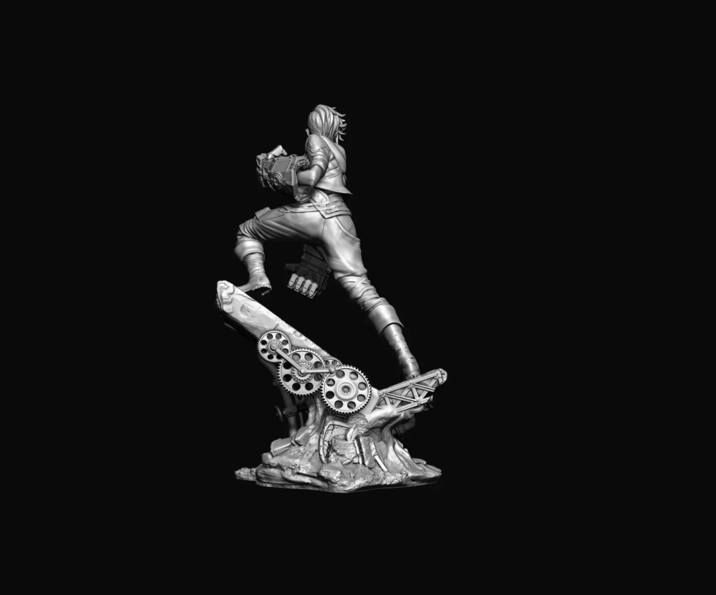 Vi – Handcrafted 3D Printed Figurine | Sci-Fantasy Collectible for Gamers & Collectors