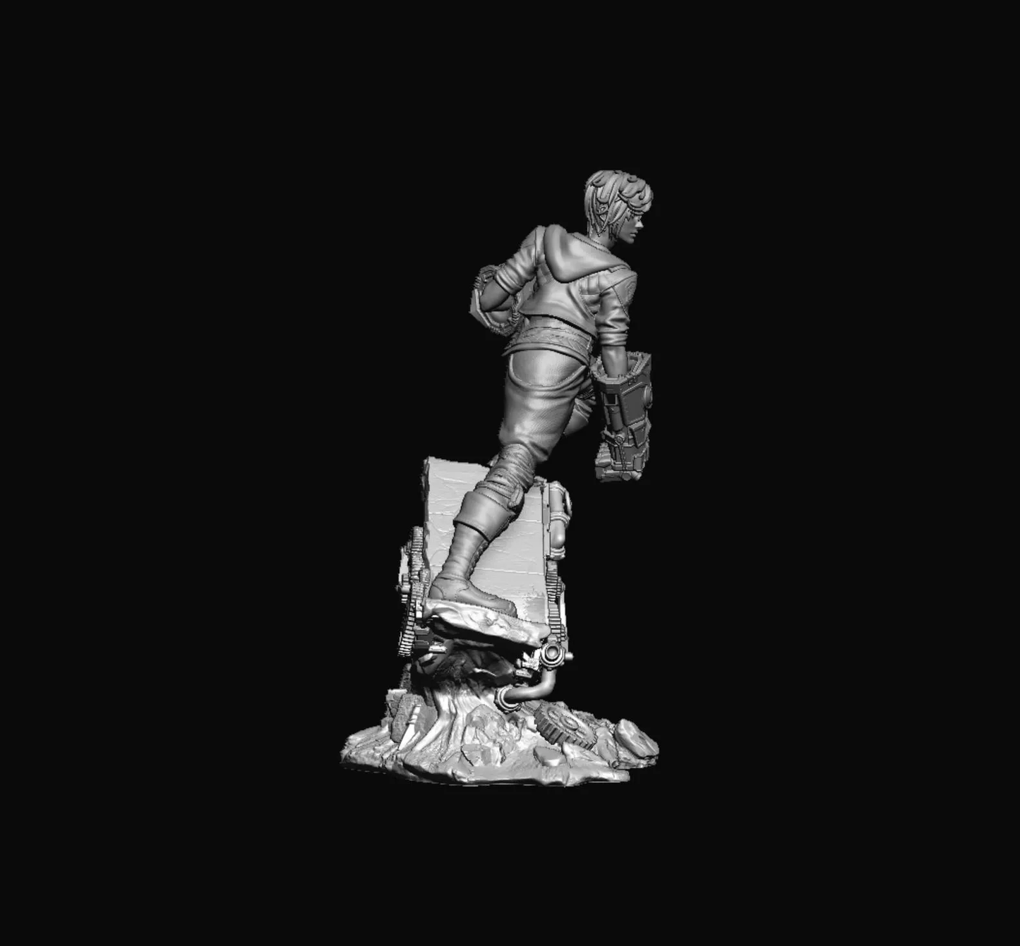 Vi – Handcrafted 3D Printed Figurine | Sci-Fantasy Collectible for Gamers & Collectors
