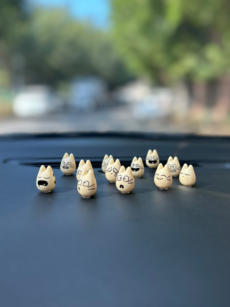 Cute Anime Car Dashboard Decor – Totoro Mini Ornaments