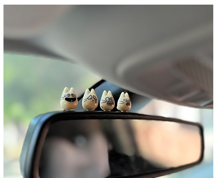 Cute Anime Car Dashboard Decor – Totoro Mini Ornaments