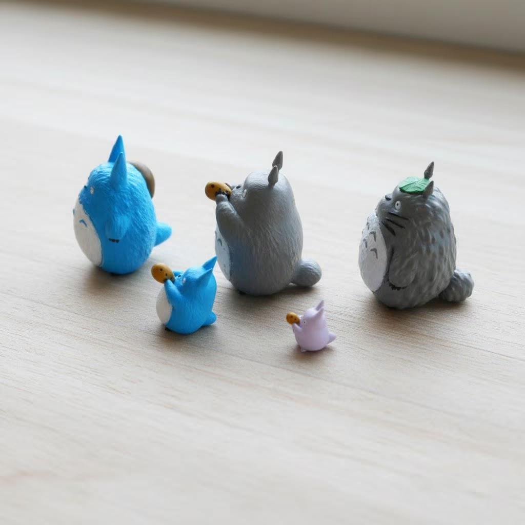 Cute Anime Car Dashboard Decor – Totoro Mini Ornaments