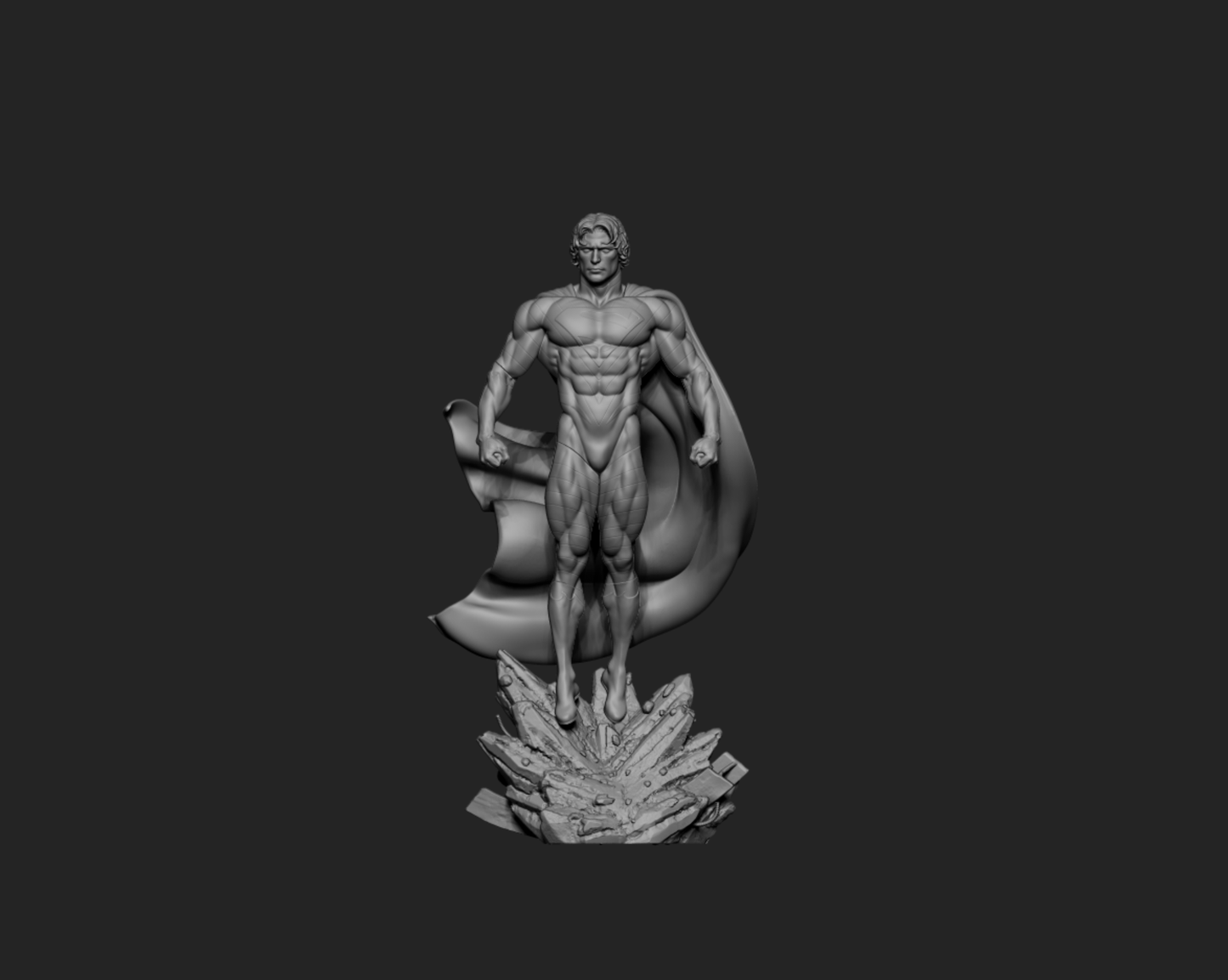 Absolute Superman Figure – Premium Collectible Statue for Desk, Shelf & Display