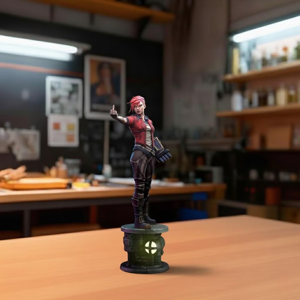 Vi – Handcrafted 3D Printed Figurine | Sci-Fantasy Collectible for Gamers & Collectors