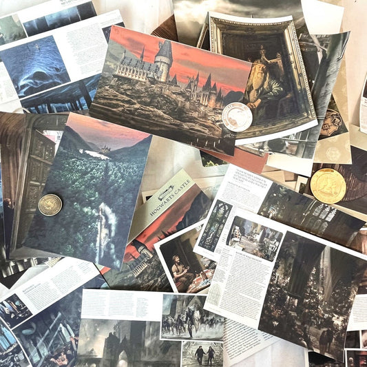 Wizard School Junk Journal Scrapbook Paper For DIY Crafts, Retro Junk Journal Background Paper Pack Supplies