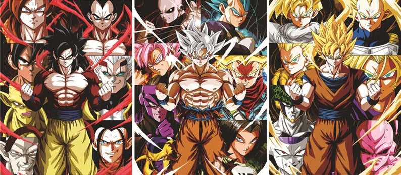 3D Lenticular Anime Poster Moving Wall Art, Animated Flip Effect Print, Unique Gift for Anime Lovers