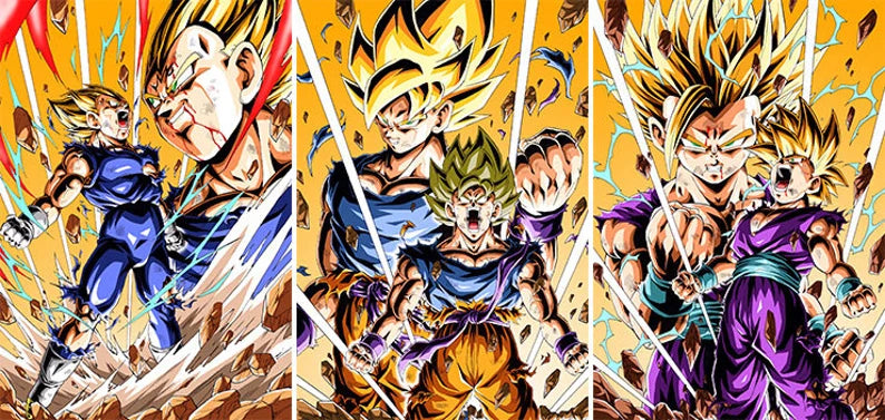 3D Lenticular Anime Poster Moving Wall Art, Animated Flip Effect Print, Unique Gift for Anime Lovers