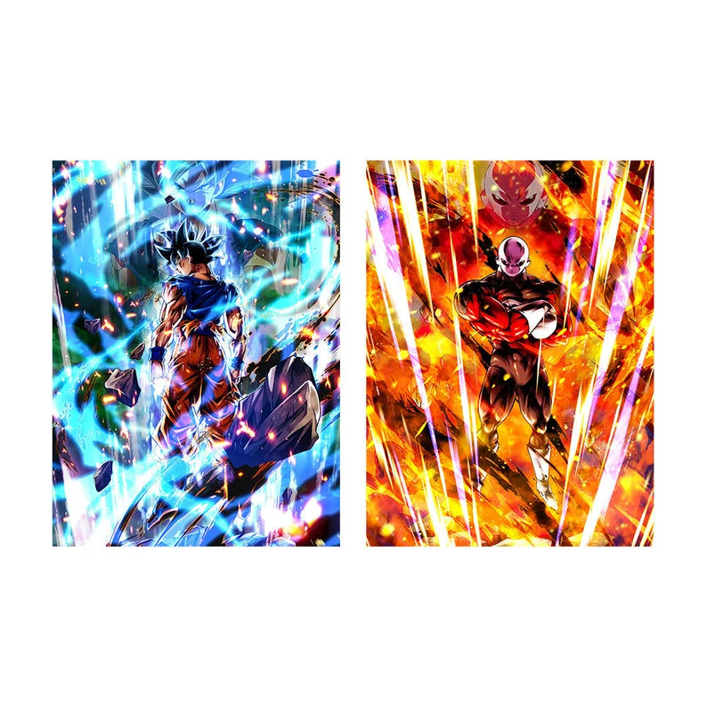3D Lenticular Anime Poster Moving Wall Art, Animated Flip Effect Print, Unique Gift for Anime Lovers
