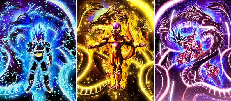 3D Lenticular Anime Poster Moving Wall Art, Animated Flip Effect Print, Unique Gift for Anime Lovers