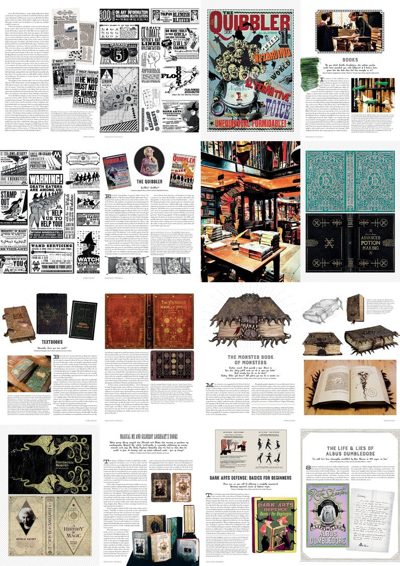 Wizard School Junk Journal Scrapbook Paper For DIY Crafts, Retro Junk Journal Background Paper Pack Supplies