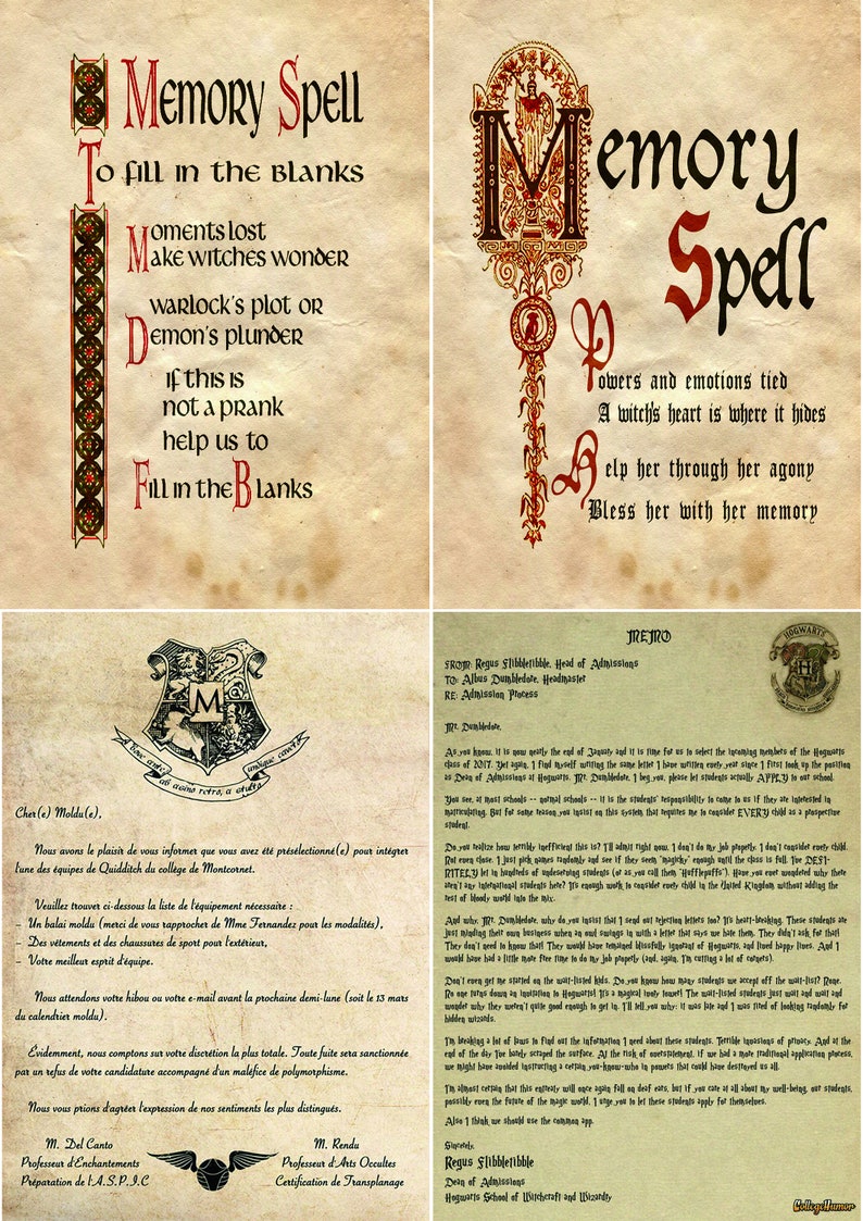 Wizard School Junk Journal Scrapbook Paper For DIY Crafts, Retro Junk Journal Background Paper Pack Supplies