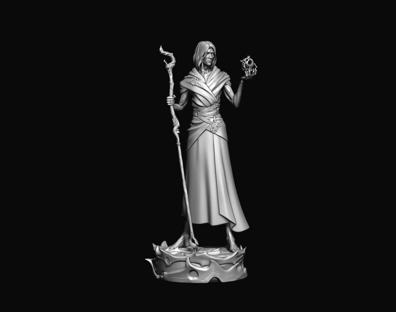 Arcane-Inspired Collectible Figures – Handcrafted 3D Printed Display Statues