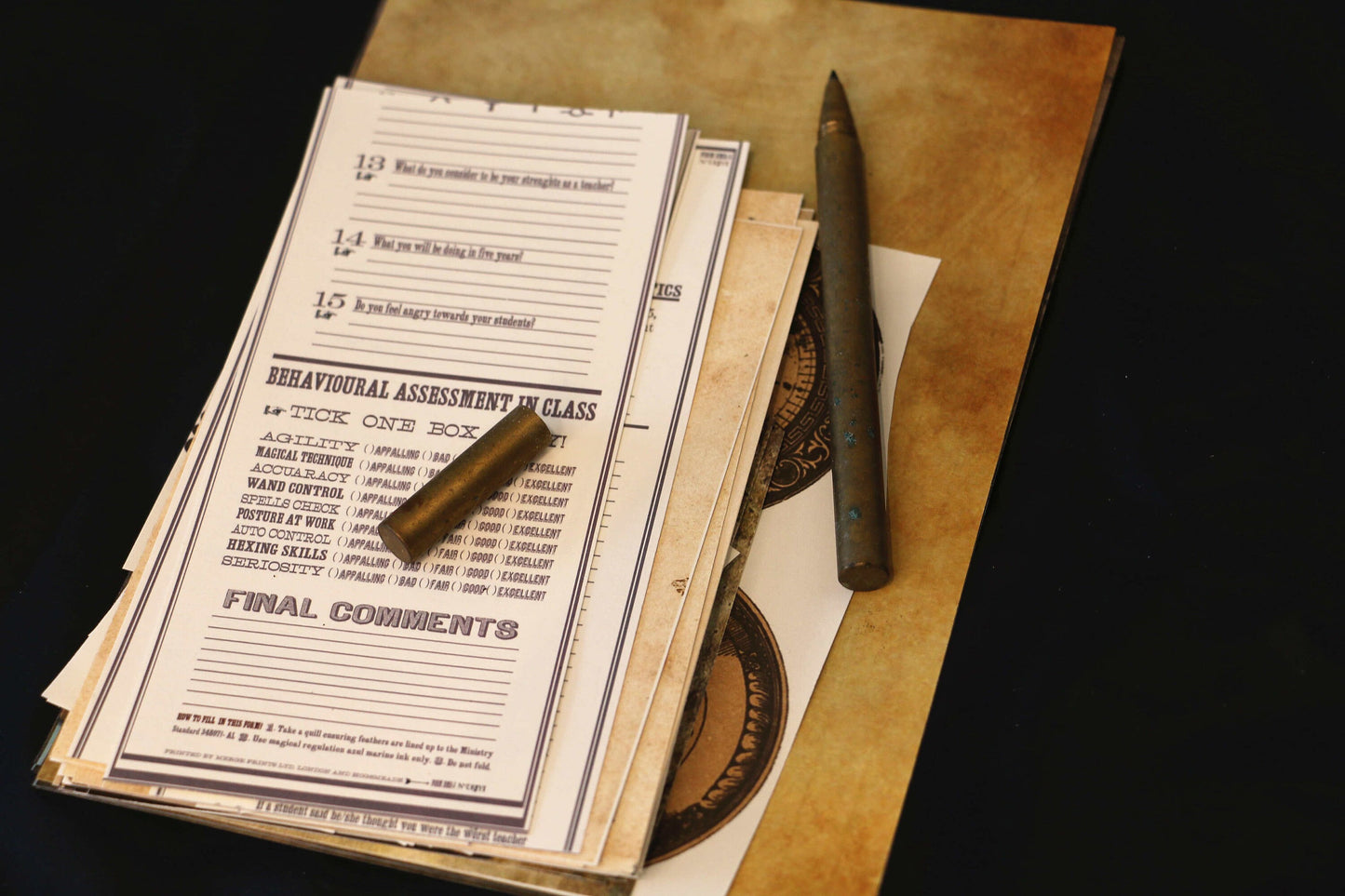 Wizard School Junk Journal Scrapbook Paper For DIY Crafts, Retro Junk Journal Background Paper Pack Supplies