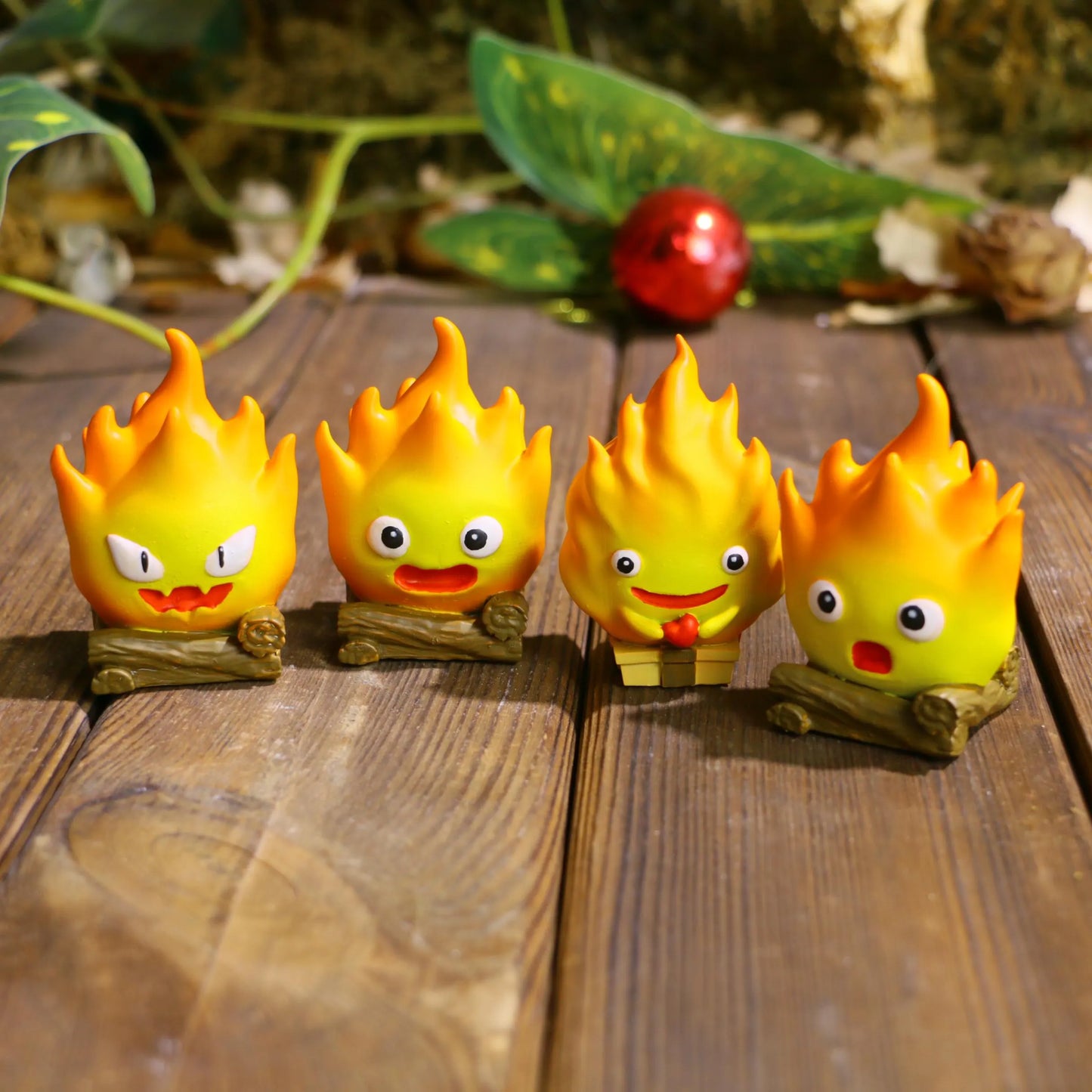 Handcrafted Fire Demon Figurine – 3D Printed Sculpture for Car Dashboard or Home Decor