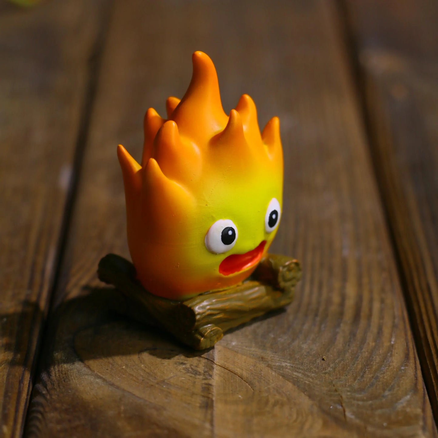 Handcrafted Fire Demon Figurine – 3D Printed Sculpture for Car Dashboard or Home Decor