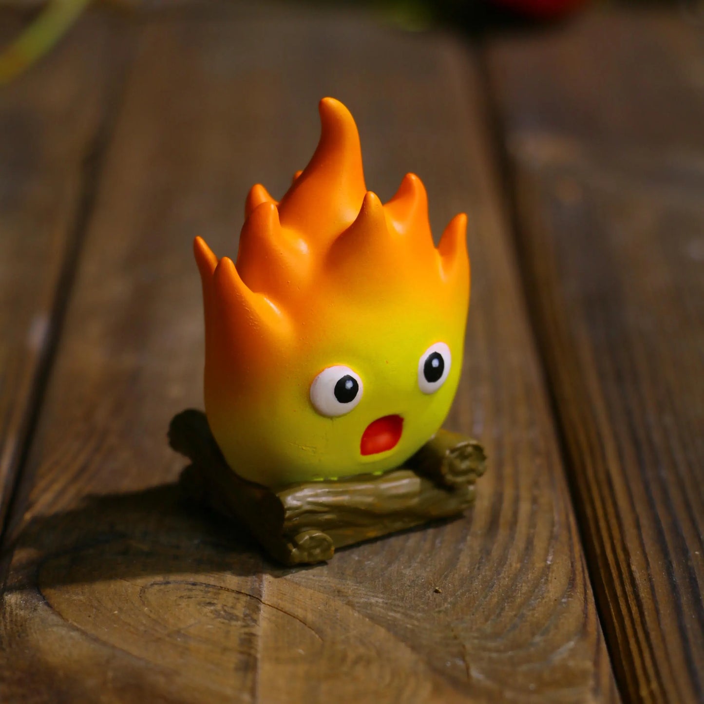 Handcrafted Fire Demon Figurine – 3D Printed Sculpture for Car Dashboard or Home Decor