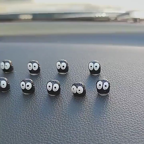 Mini Anime Figurine Car Dashboard Decor, Standing Car Pendant Ornament, Car Interior Decoration