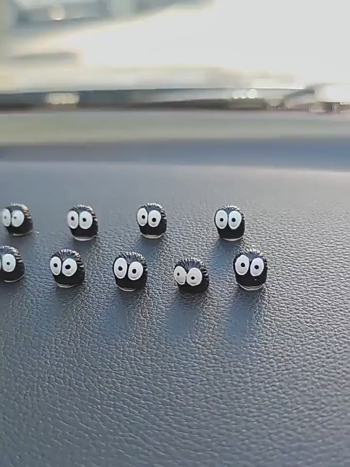 Mini Anime Figurine Car Dashboard Decor, Standing Car Pendant Ornament, Car Interior Decoration