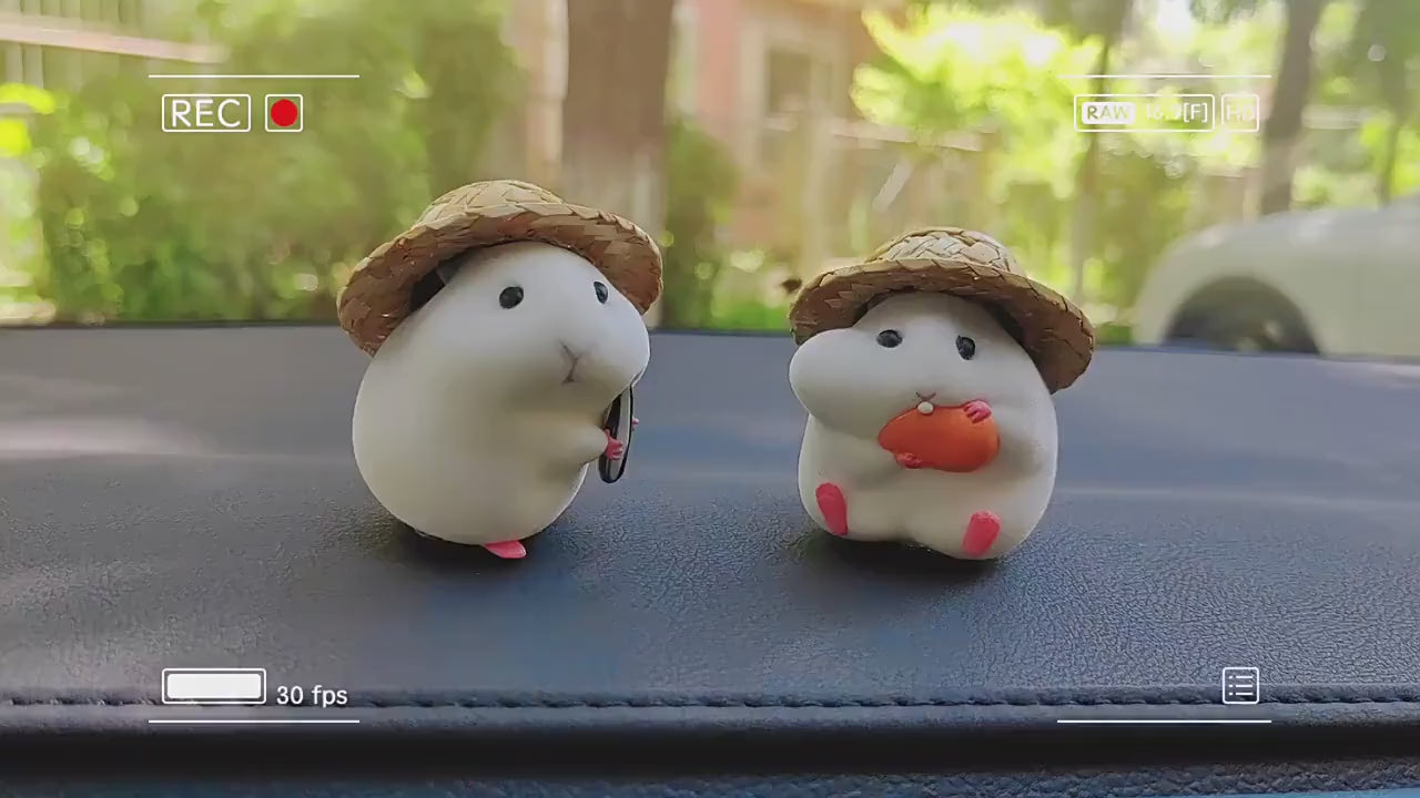 Mini Anime Figurine Car Dashboard Decor, Standing Car Pendant Ornament, Car Interior Decoration