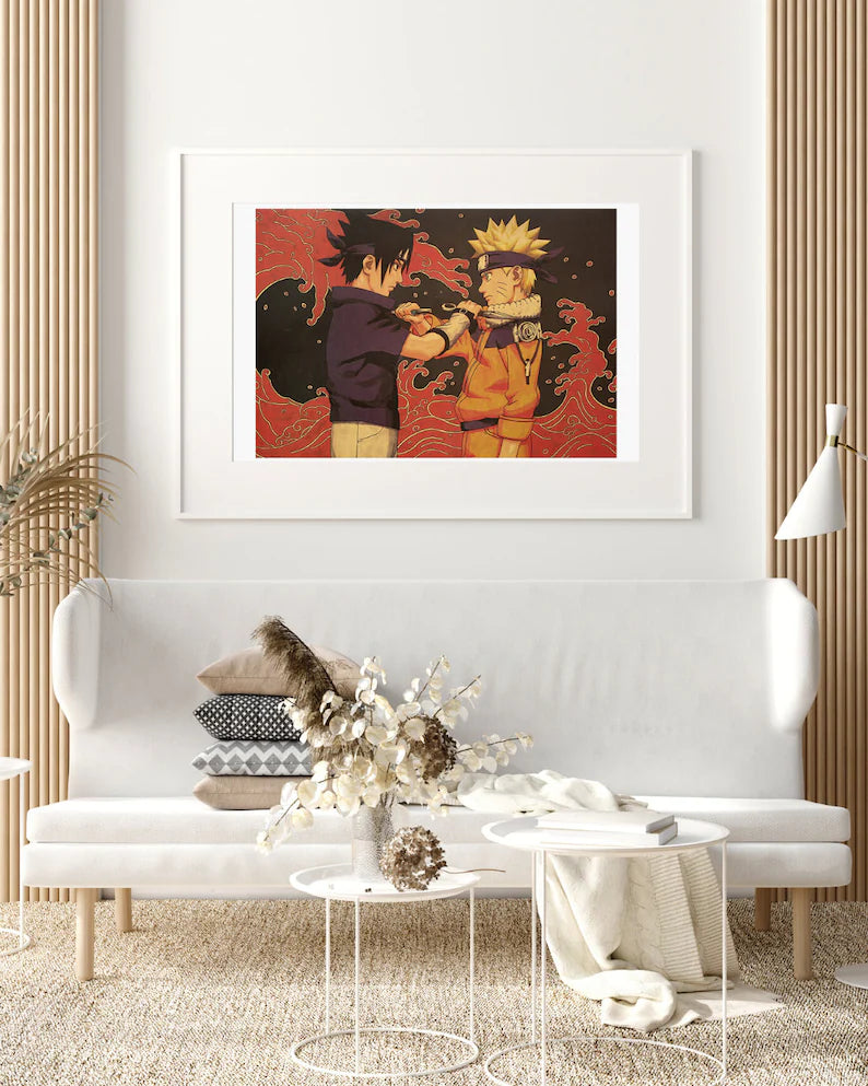 Naruto Retro Anime Kraft Paper Poster For Your Home Decor & Nostalgic Collector Lovers Gift