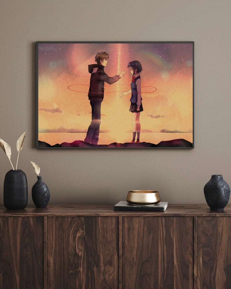 Your Name Anime Kraft Paper Poster For Your Home Decor & Nostalgic Collector Lovers Gift