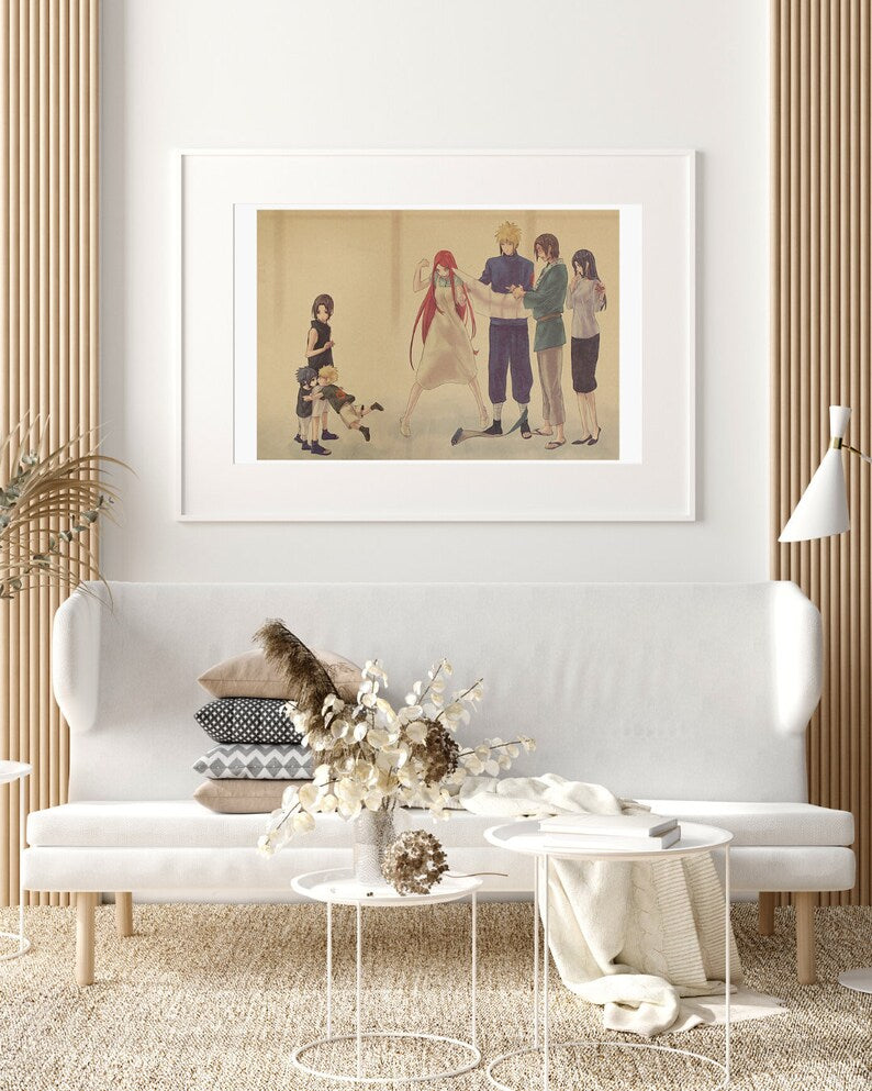 Naruto Retro Anime Kraft Paper Poster For Your Home Decor & Nostalgic Collector Lovers Gift