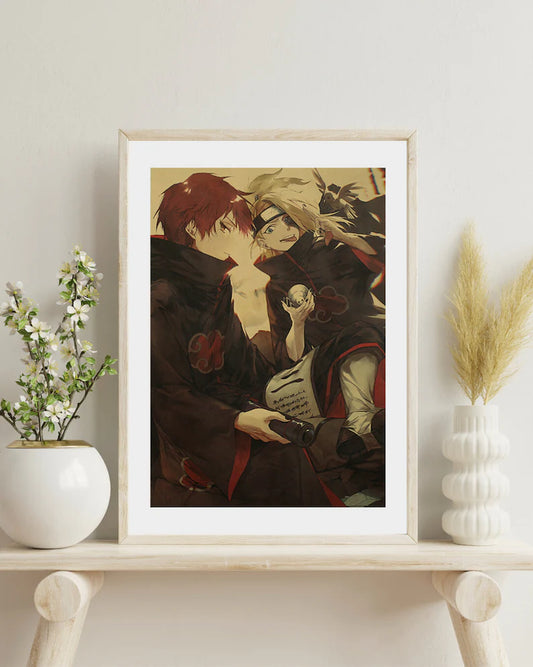 Naruto Retro Anime Kraft Paper Poster For Your Home Decor & Nostalgic Collector Lovers Gift