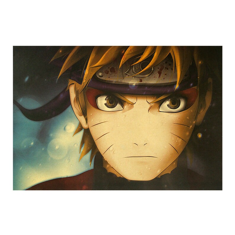 Naruto Retro Anime Kraft Paper Poster For Your Home Decor & Nostalgic Collector Lovers Gift