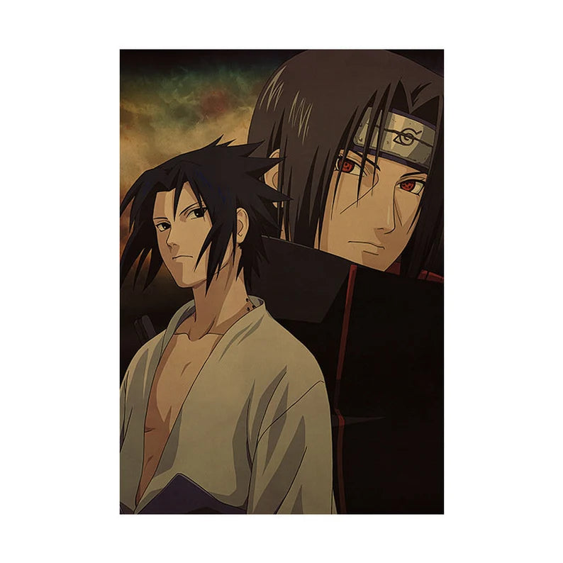 Naruto Retro Anime Kraft Paper Poster For Your Home Decor & Nostalgic Collector Lovers Gift