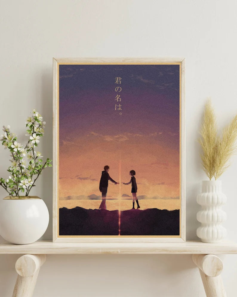 Anime Kraft Paper Poster For Your Home Decor & Nostalgic Collector Lovers Gift