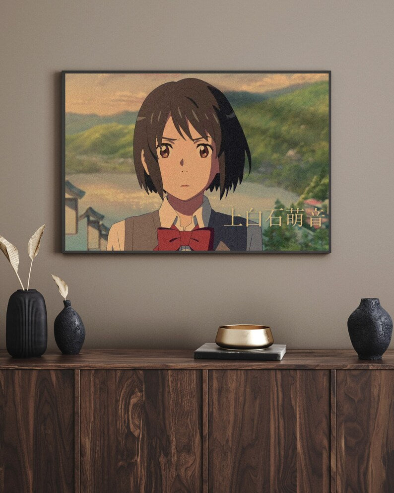 Your Name Anime Kraft Paper Poster For Your Home Decor & Nostalgic Collector Lovers Gift