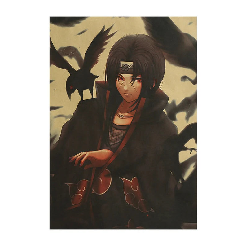 Naruto Retro Anime Kraft Paper Poster For Your Home Decor & Nostalgic Collector Lovers Gift
