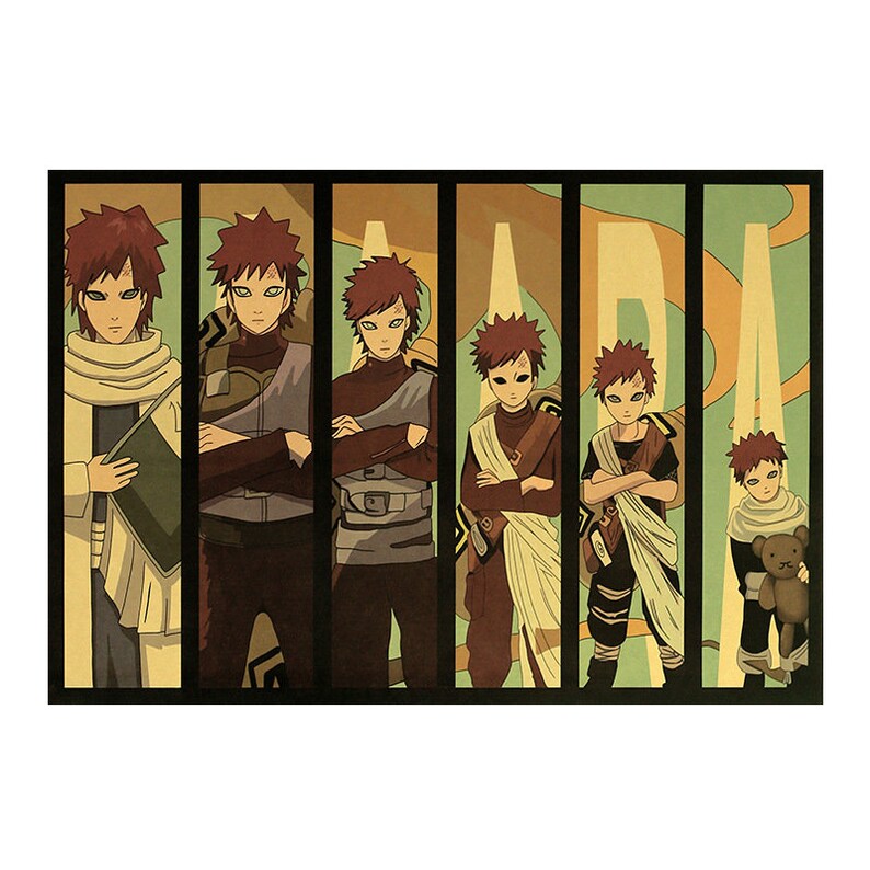 Naruto Retro Anime Kraft Paper Poster For Your Home Decor & Nostalgic Collector Lovers Gift