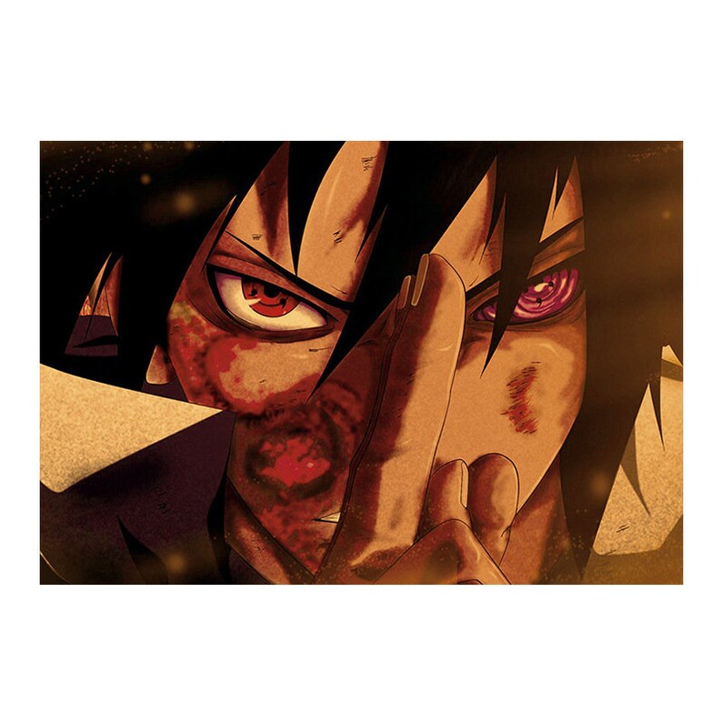 Naruto Retro Anime Kraft Paper Poster For Your Home Decor & Nostalgic Collector Lovers Gift
