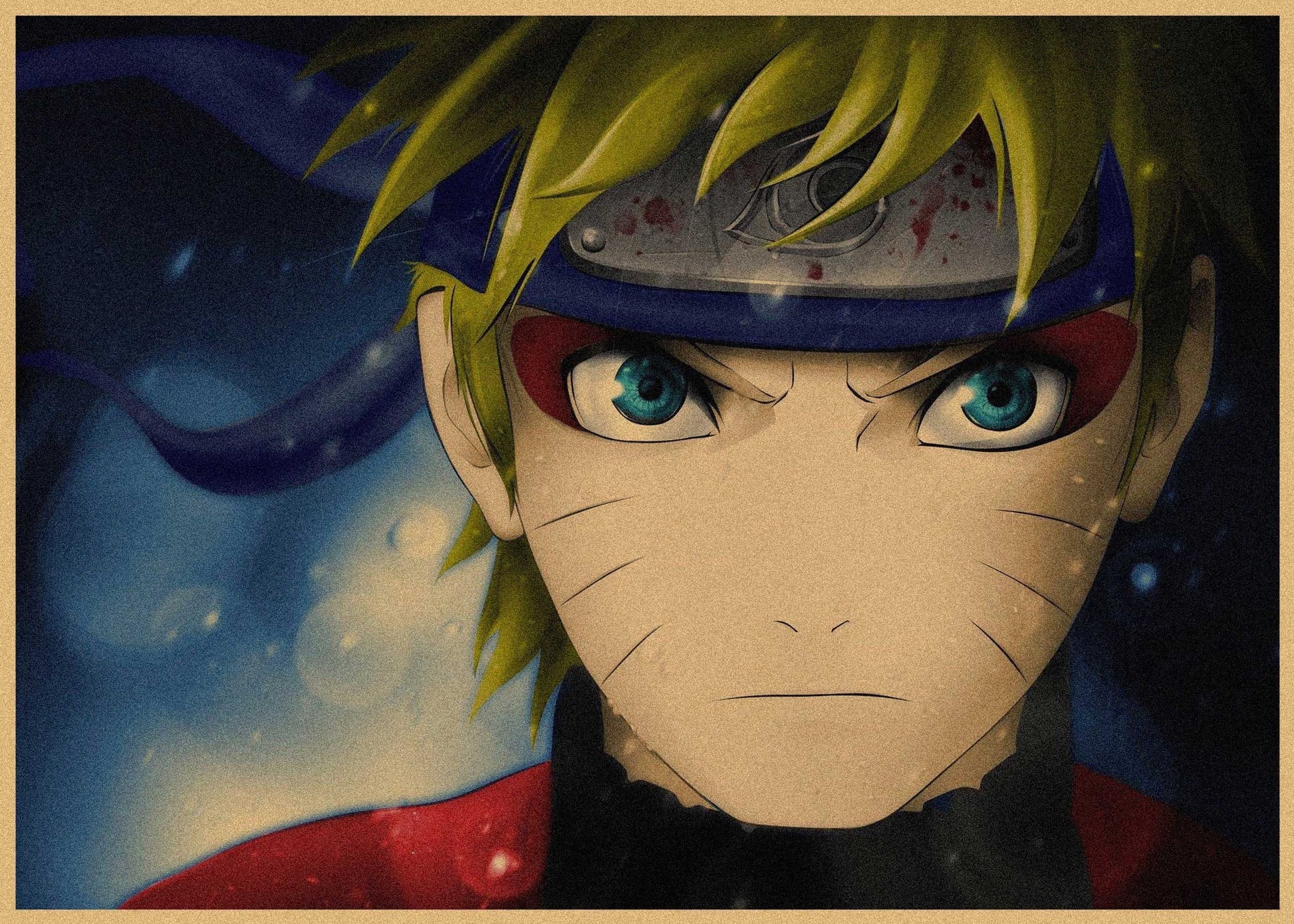 Retro Anime Kraft Paper Poster For Your Home Decor & Nostalgic Collector Lovers Gift