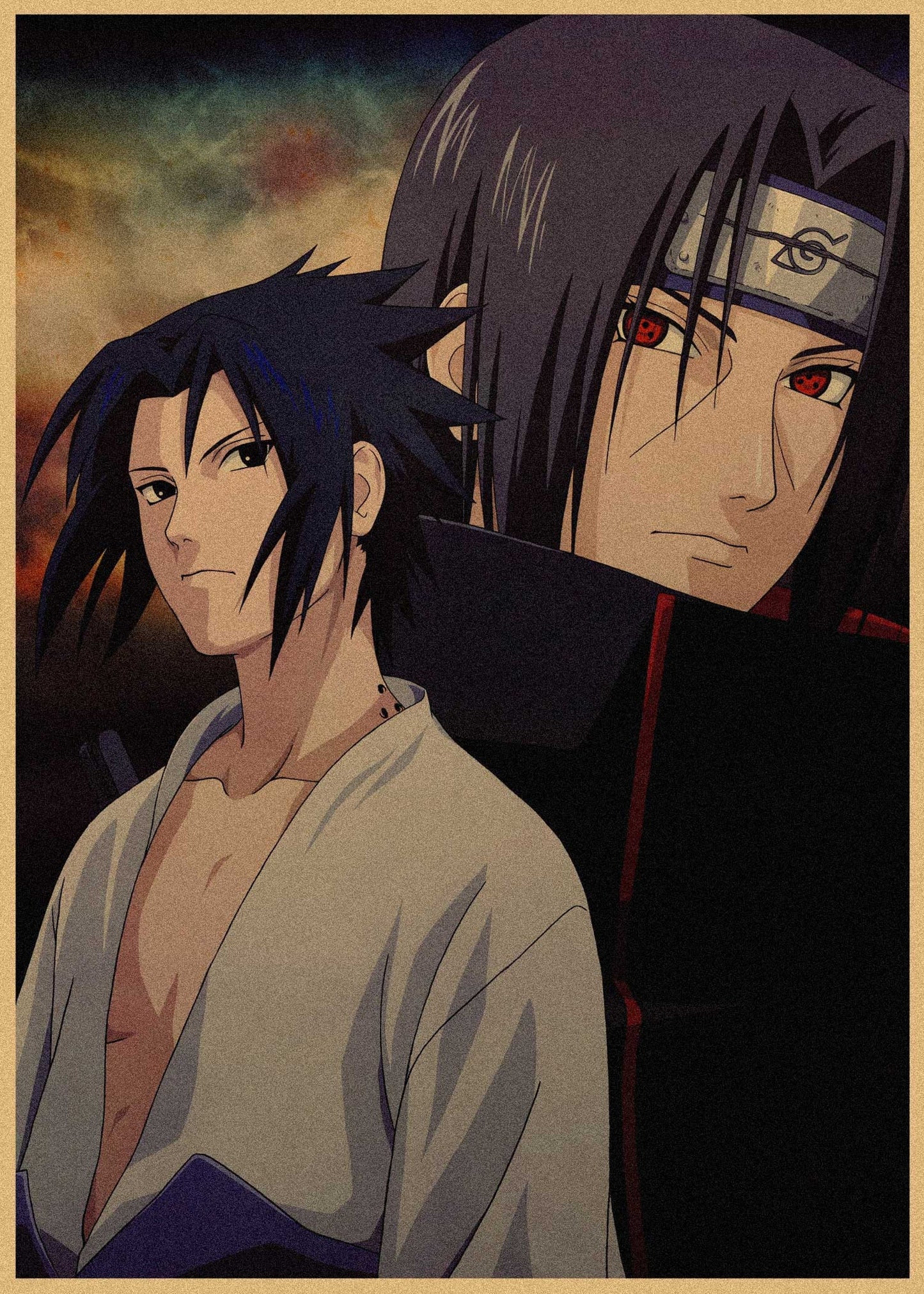 Naruto Retro Anime Kraft Paper Poster For Your Home Decor & Nostalgic Collector Lovers Gift