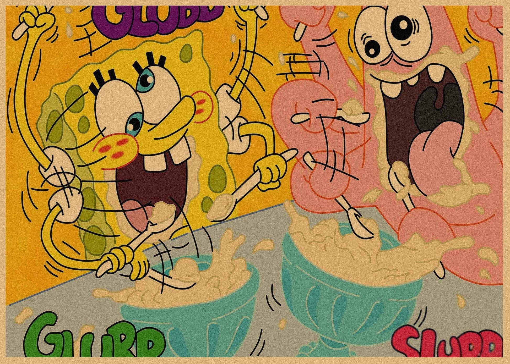 Anime Kraft Paper Poster For Your Home Decor & Nostalgic Collector Lovers Gift